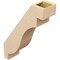 Ekena Millwork 5-inch W x 16-inch D x 22-inch H Copenhagen Rough Cedar Woodgrain TimberThane Knee Brace, Primed BRCUR05X16X22CHGRCPR - alternate 4